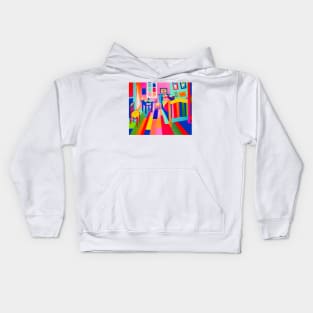 Van Gogh's Bedroom at Arles Pop Art Kids Hoodie